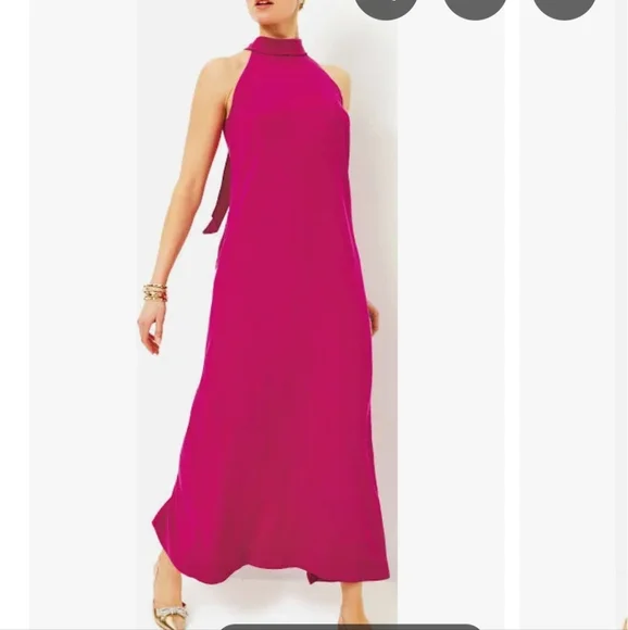 NWT Size 8 Lilly Pulitzer Pink Maxi Dress
